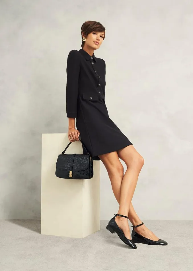 Women HOBBS Dresses and Jumpsuits Adelia Ponte Dress Black