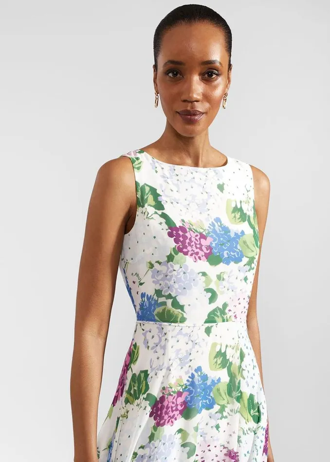 Women HOBBS Dresses and Jumpsuits Carly Floral Dress Ivory Multi