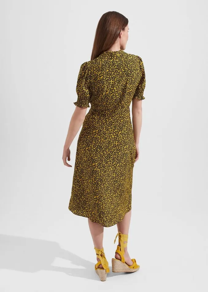 Women HOBBS Dresses and Jumpsuits Elora Dress Chartreuse Navy Women HOBBS Dresses and Jumpsuits Elora Dress Chartreuse Navy
