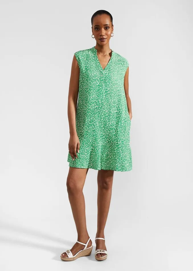 Women HOBBS Dresses and Jumpsuits Janey Dress Green Cream
