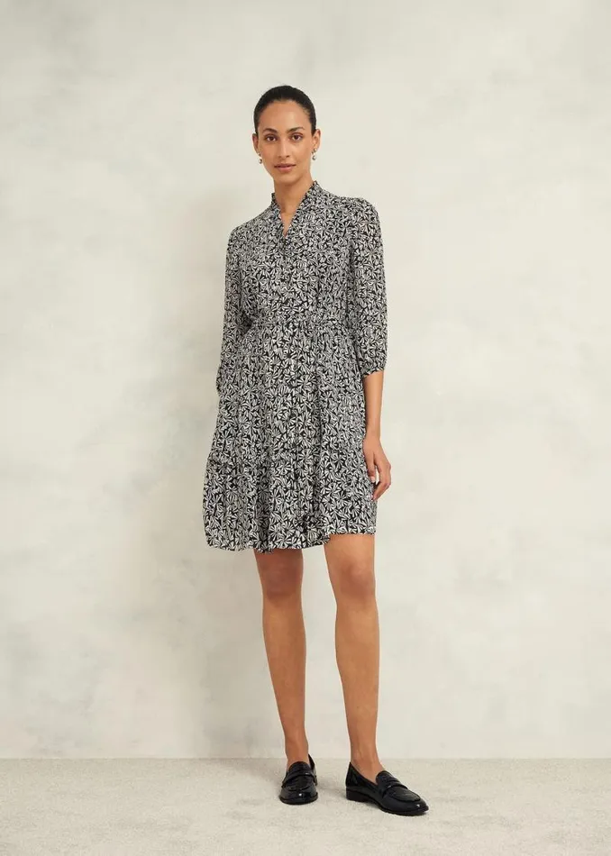 Women HOBBS Dresses and Jumpsuits Polly Dress Navy Cream