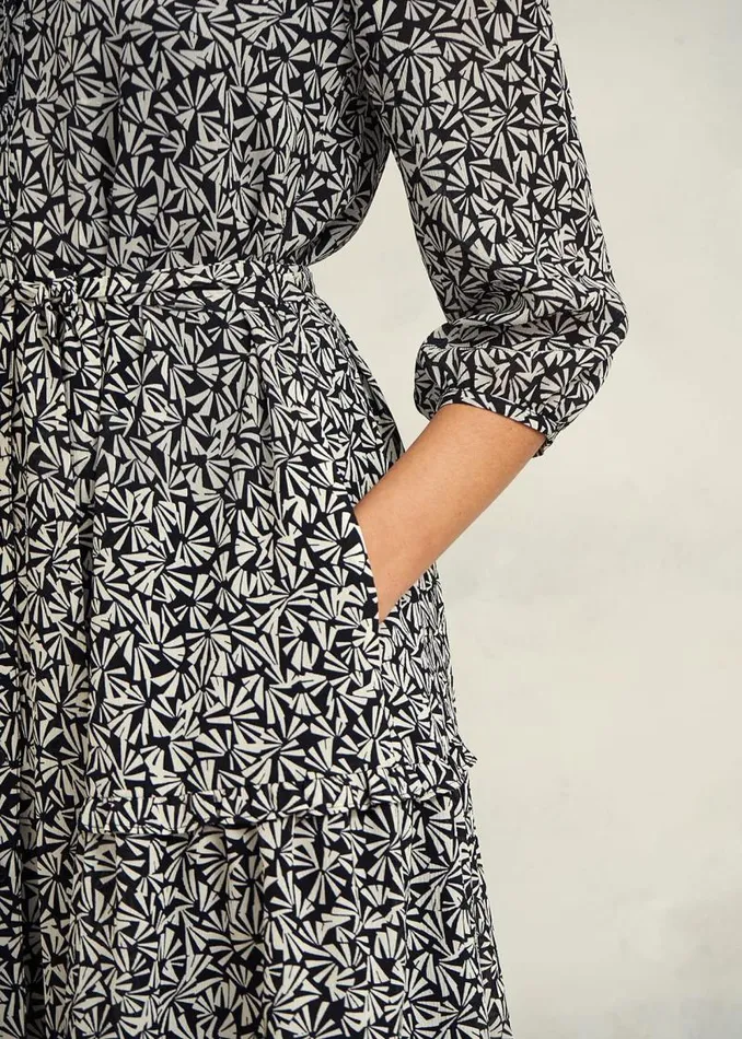 Women HOBBS Dresses and Jumpsuits Polly Dress Navy Cream