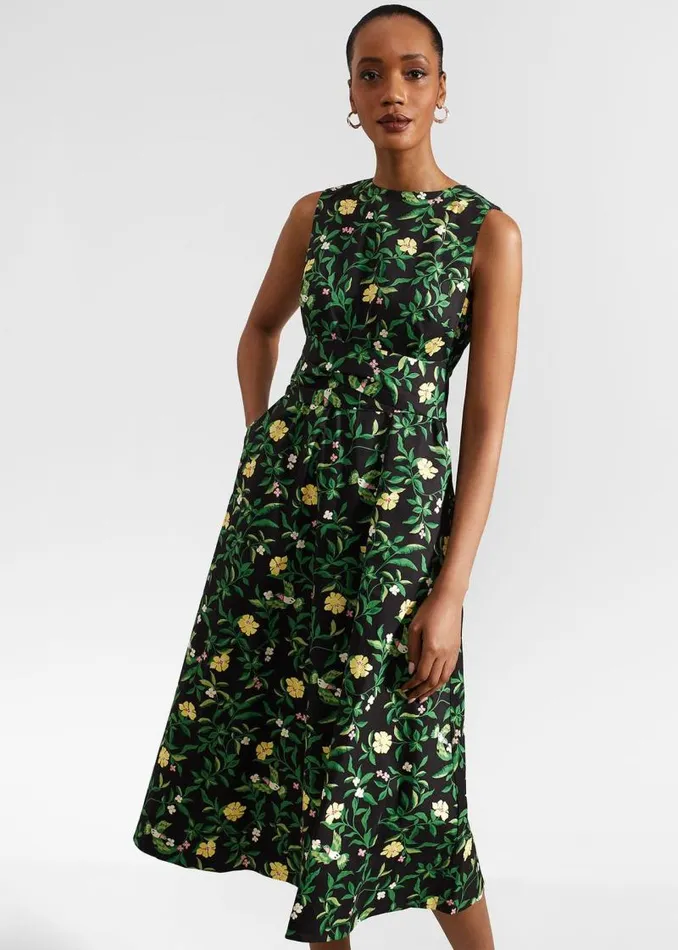 Women HOBBS Dresses and Jumpsuits Tanya Dress Black Multi