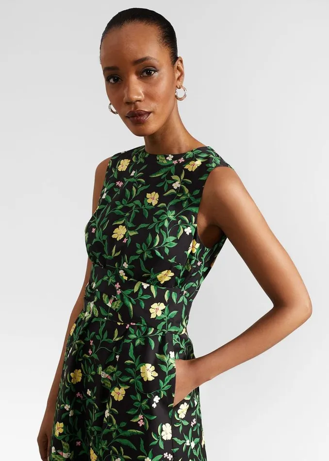Women HOBBS Dresses and Jumpsuits Tanya Dress Black Multi