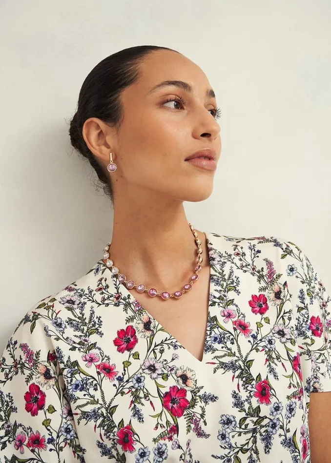 Women HOBBS Jewellery Emi Necklace Pink Multi