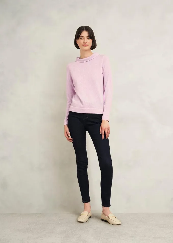 Women HOBBS Jumpers and Cardigans Audrey Wool Cashmere Jumper Candy Marl