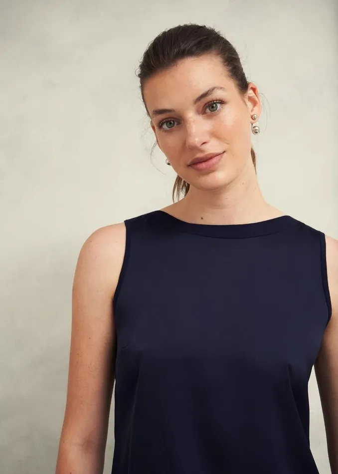 Women HOBBS Tops Trina Knitted Top Hobbs Navy