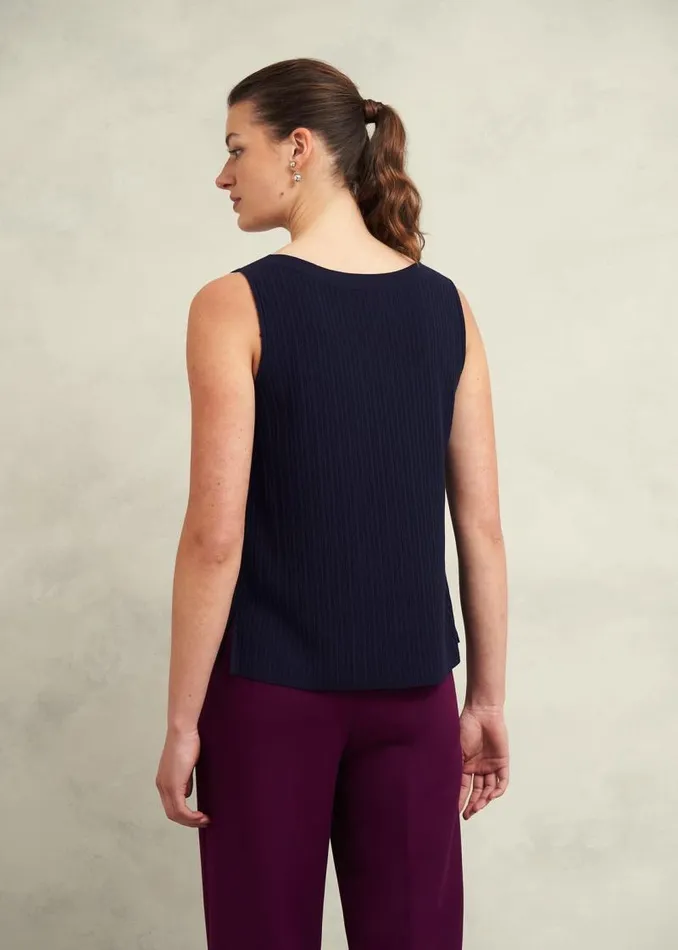 Women HOBBS Tops Trina Knitted Top Hobbs Navy