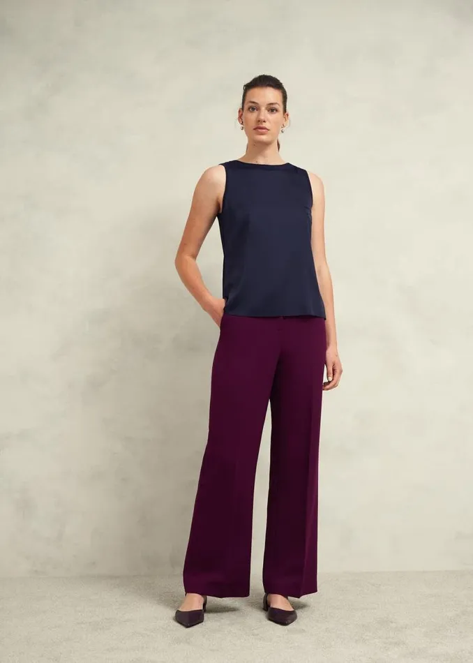 Women HOBBS Tops Trina Knitted Top Hobbs Navy