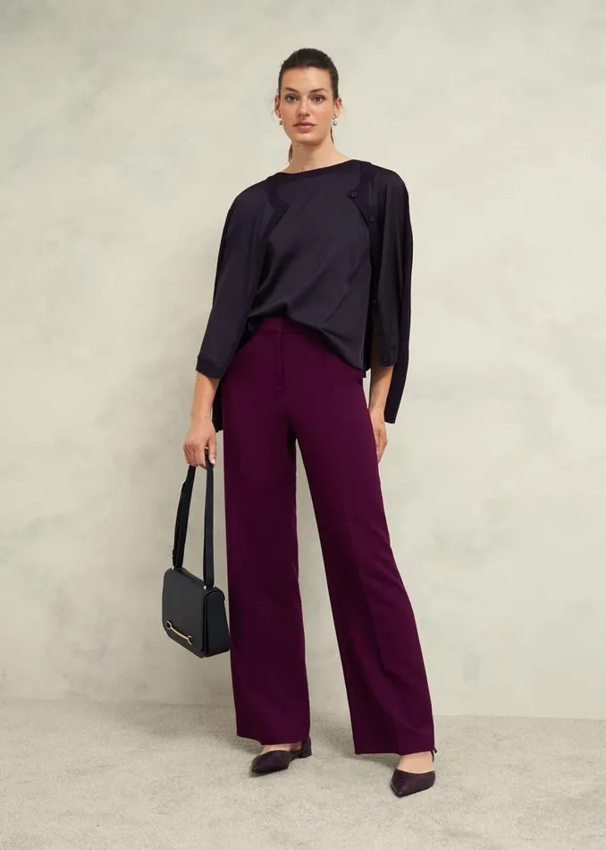 Women HOBBS Tops Trina Knitted Top Hobbs Navy