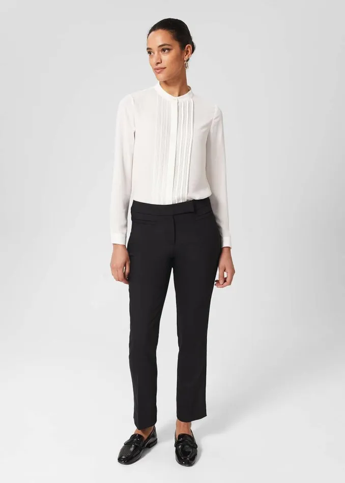 Women HOBBS Trousers Annie Trousers Black