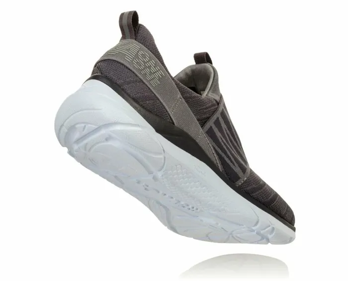 Women Hupana Slip Nine Iron Steel Grey HOKA ONE ONE Road Running