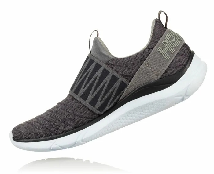 Women Hupana Slip Nine Iron Steel Grey HOKA ONE ONE Road Running