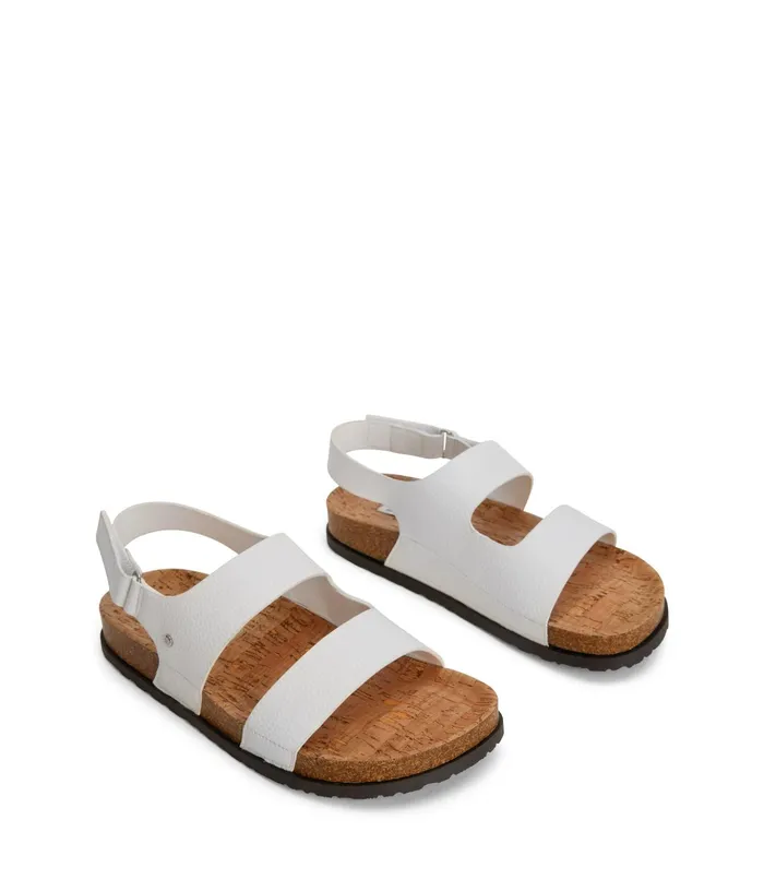 Women Idly Vegan Sandals White Matt and Nat Sandals
