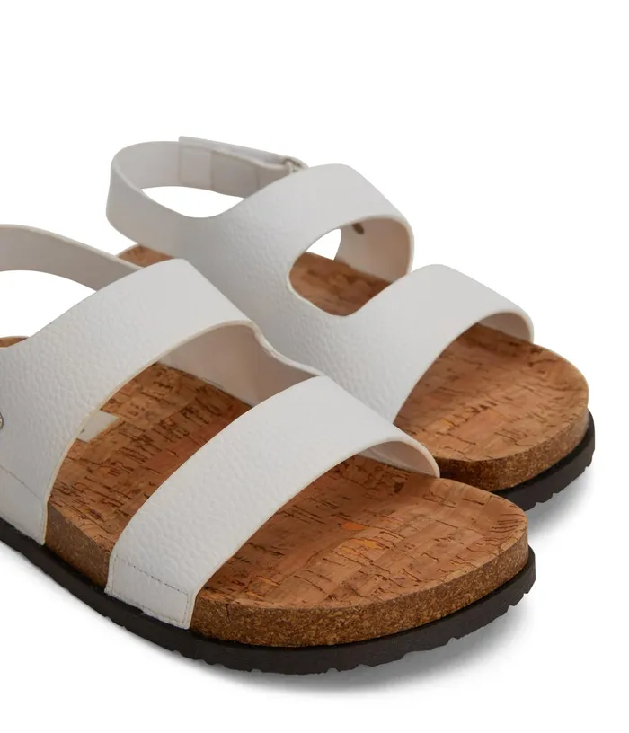 Women Idly Vegan Sandals White Matt and Nat Sandals