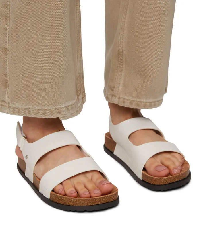 Women Idly Vegan Sandals White Matt and Nat Sandals