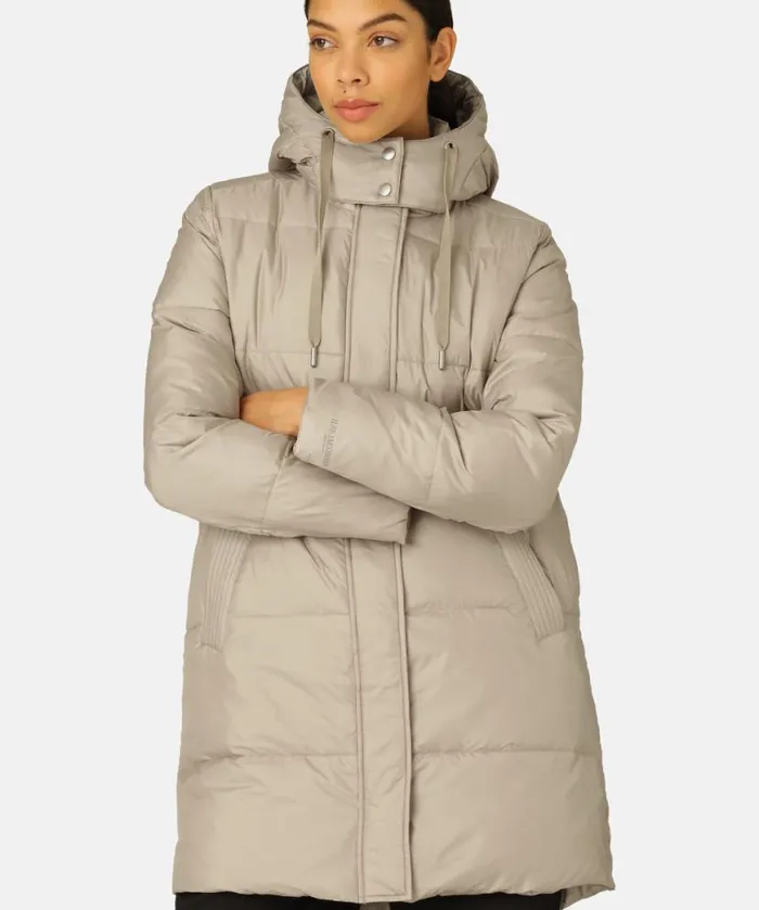 Women Ilse Jacobsen Padded Coat 8211 Cobblestone Women Ilse Jacobsen Padded Coat 8211 Cobblestone