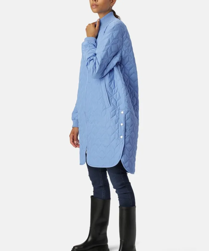 Women Ilse Jacobsen Padded Quilt Coat 8211 Light Regatta