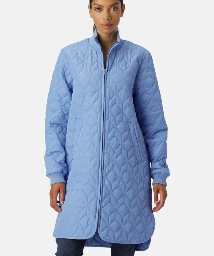 Women Ilse Jacobsen Padded Quilt Coat 8211 Light Regatta