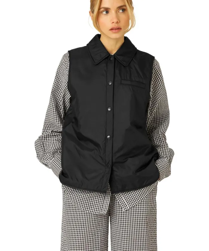 Women Ilse Jacobsen Padded Vest 8211 Black Women Ilse Jacobsen Padded Vest 8211 Black