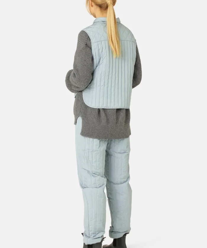 Women Ilse Jacobsen Quilt Vest 8211 Pale Petroleum Women Ilse Jacobsen Quilt Vest 8211 Pale Petroleum