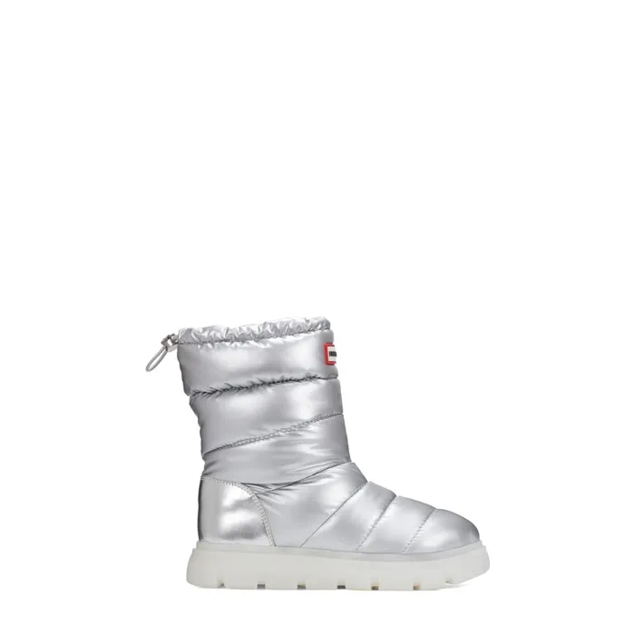 Women Insulated and Snow Boots Hunter Boots Maribel Lug Sole Insulated Waterproof Snow Booties Silver Women Insulated and Snow Boots Hunter Boots Maribel Lug Sole Insulated Waterproof Snow Booties Silver