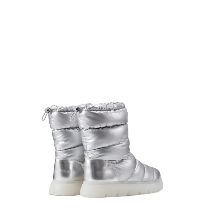 Women Insulated and Snow Boots Hunter Boots Maribel Lug Sole Insulated Waterproof Snow Booties Silver Women Insulated and Snow Boots Hunter Boots Maribel Lug Sole Insulated Waterproof Snow Booties Silver