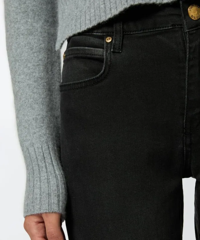 Women Jeans Pinko Skinny Black Stretch Denim Jeans Limo Black Women Jeans Pinko Skinny Black Stretch Denim Jeans Limo Black