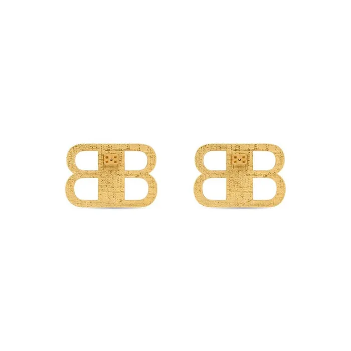 Women Jewellery Balenciaga Bb 20 Earrings In Gold