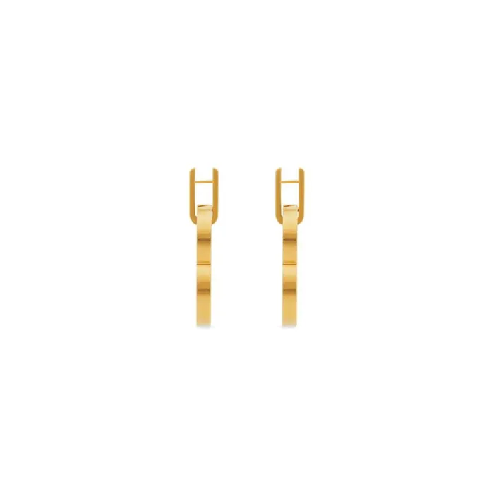 Women Jewellery Balenciaga Hourglass Xl Earrings In Gold