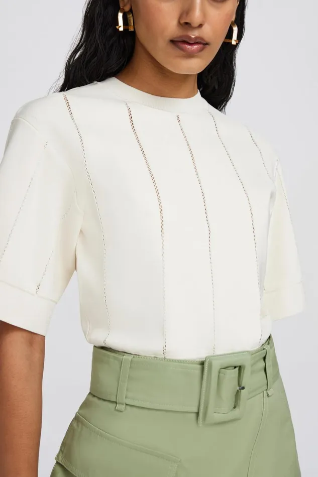 Women Jolie Pullover Natural White Jonathan Simkhai Knitwear