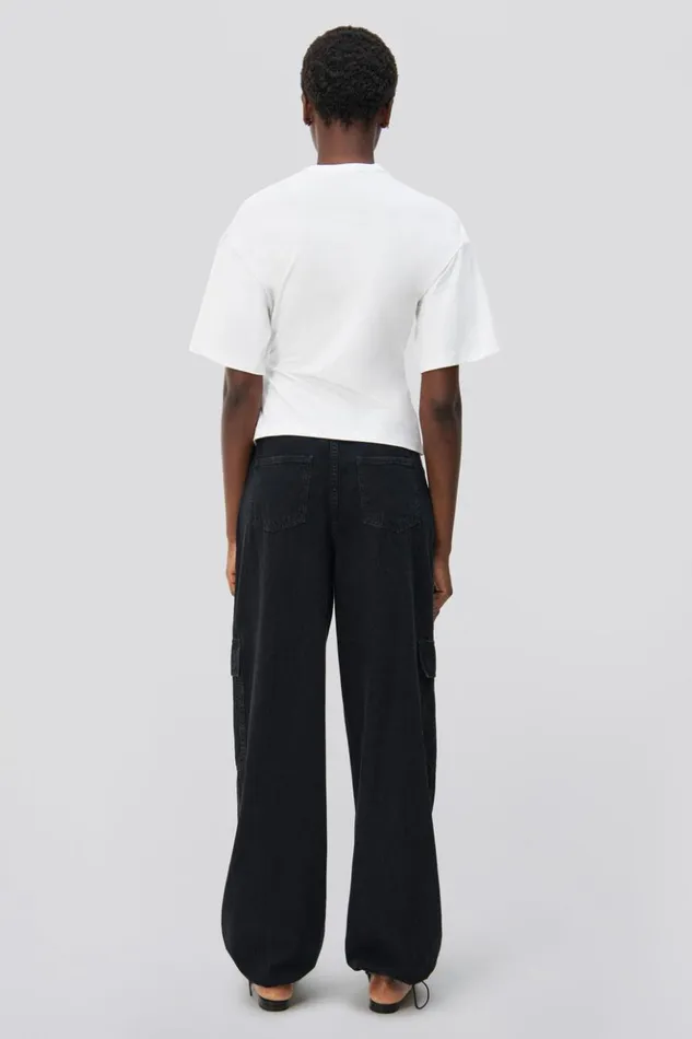 Women Joline Tee Optic White Jonathan Simkhai Tops and Bodysuits
