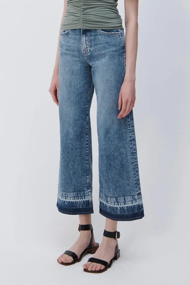 Women Jude Wide Leg Denim Sherwood Jonathan Simkhai Pants and Bottoms