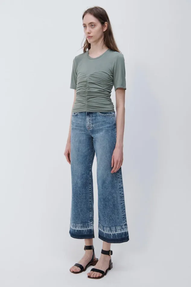 Women Jude Wide Leg Denim Sherwood Jonathan Simkhai Pants and Bottoms
