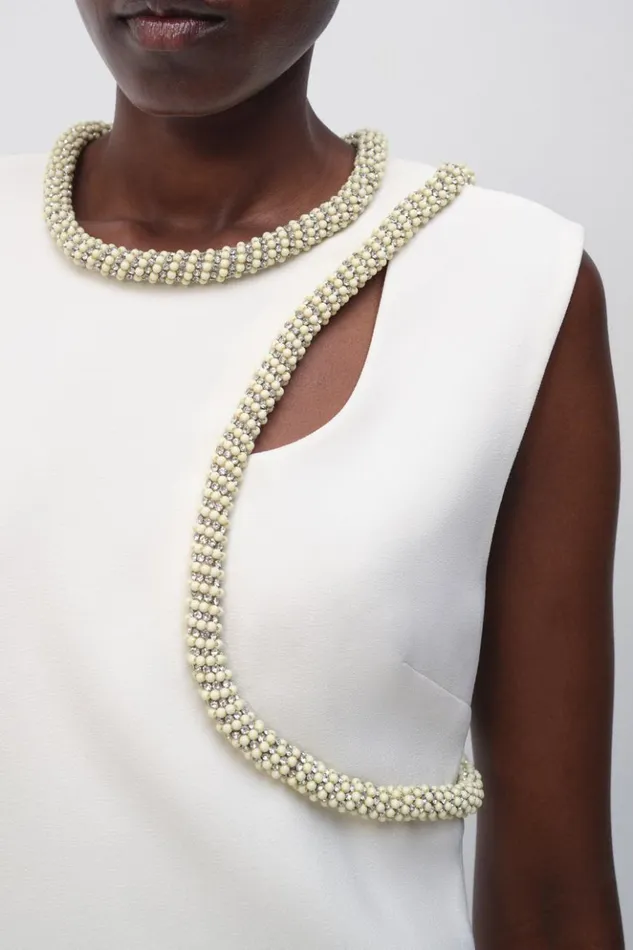 Women Kat Dress Natural White Jonathan Simkhai Dresses and Jumpsuits