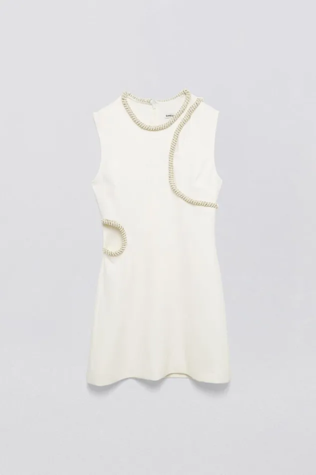 Women Kat Dress Natural White Jonathan Simkhai Dresses and Jumpsuits