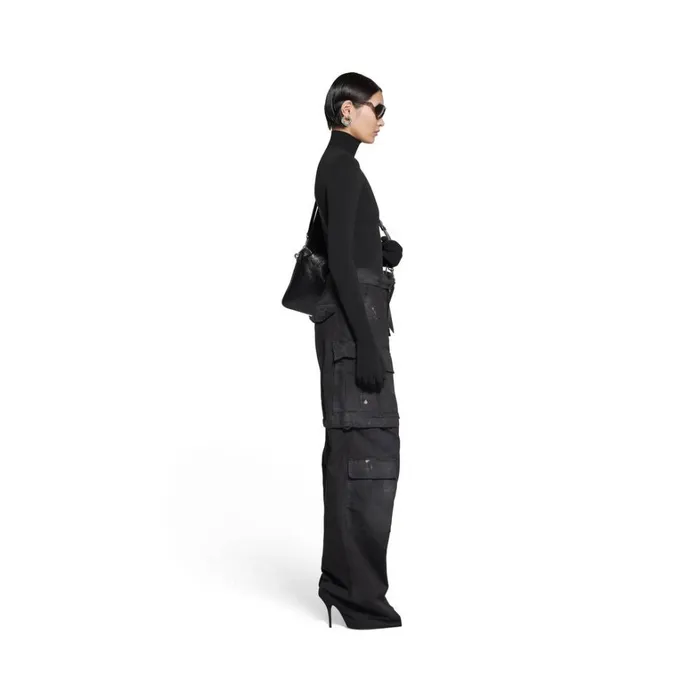 Women Knitwear Balenciaga Gloves Sweater In Black
