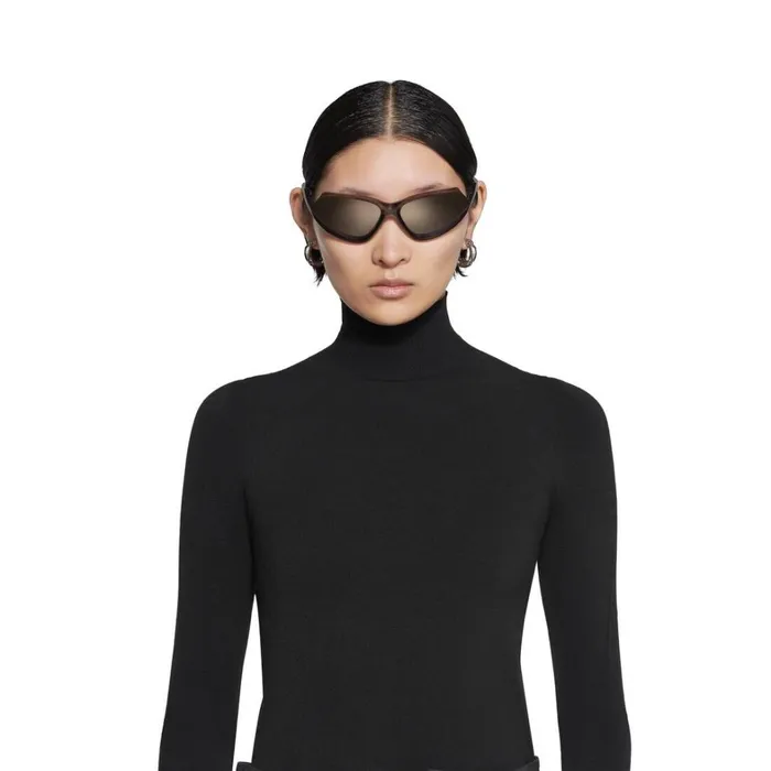 Women Knitwear Balenciaga Gloves Sweater In Black