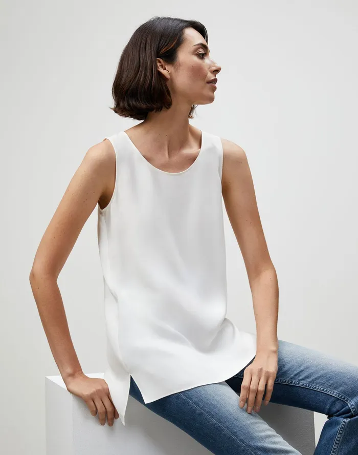 Women Lafayette 148 New York Blouses and Shirts Petite Silk Double Georgette Ruthie Blouse Black Women Lafayette 148 New York Blouses and Shirts Petite Silk Double Georgette Ruthie Blouse Black