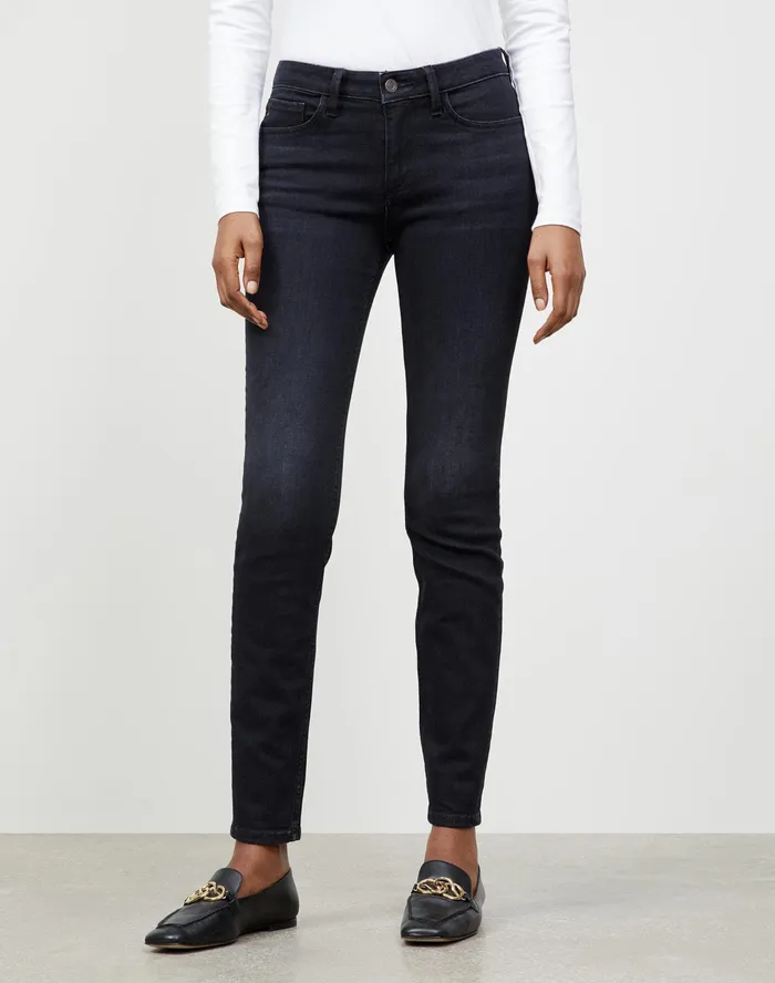 Women Lafayette 148 New York Denim L148 Authentic Denim Mercer Skinny Jean Washed Onyx Women Lafayette 148 New York Denim L148 Authentic Denim Mercer Skinny Jean Washed Onyx