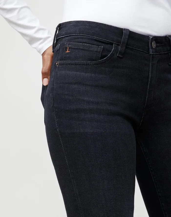 Women Lafayette 148 New York Denim L148 Authentic Denim Mercer Skinny Jean Washed Onyx