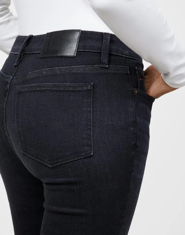 Women Lafayette 148 New York Denim L148 Authentic Denim Mercer Skinny Jean Washed Onyx