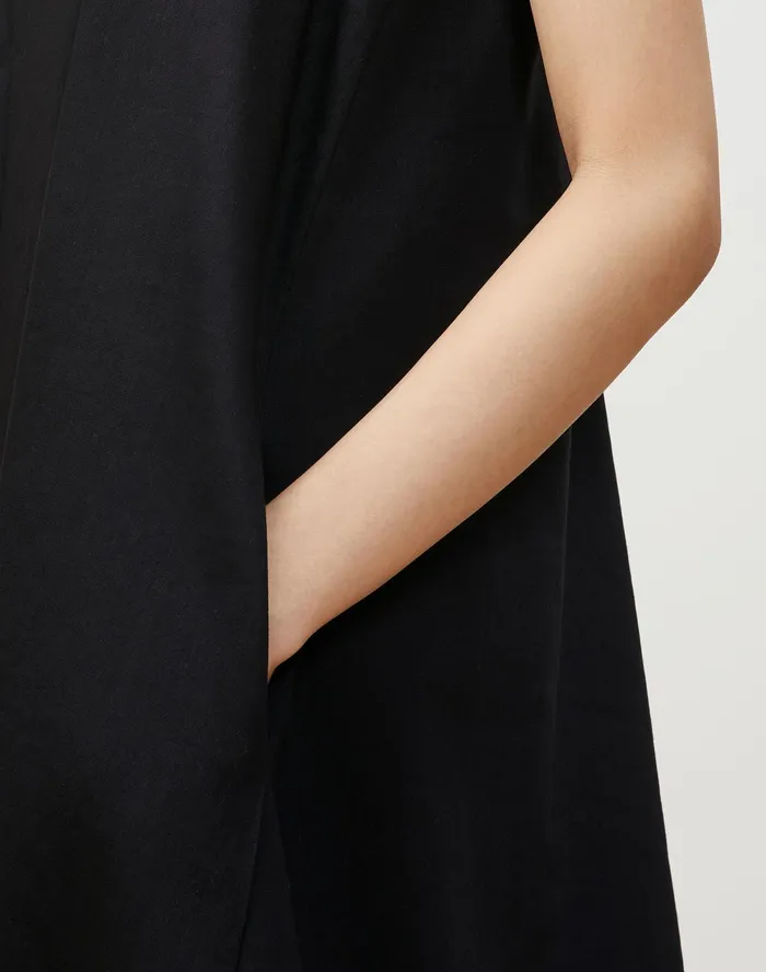 Women Lafayette 148 New York Dresses PlusSize Hartley Dress In Aria Linen Black