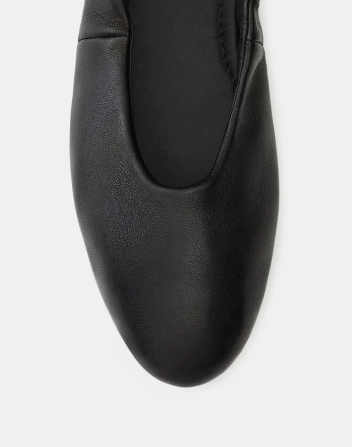 Women Lafayette 148 New York Flats Mira Ballet Flat In Nappa Leather Black