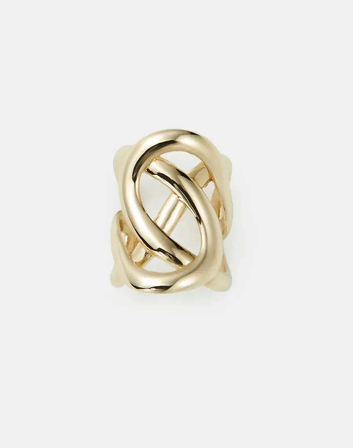 Women Lafayette 148 New York Jewelry Infinity Knot Ear Cuff Gold