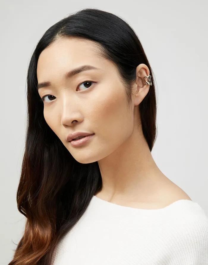 Women Lafayette 148 New York Jewelry Infinity Knot Ear Cuff Gold