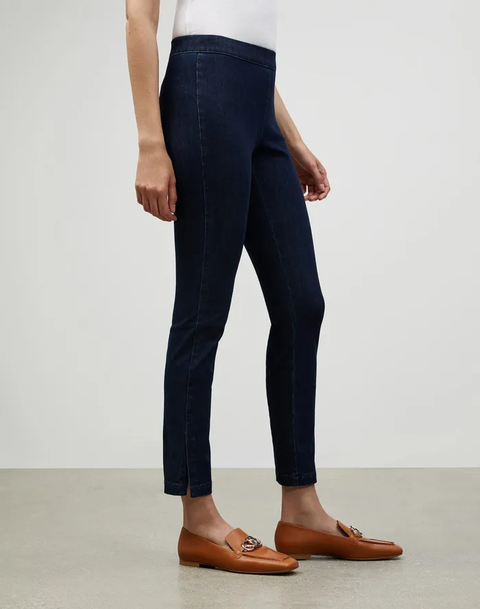 Women Lafayette 148 New York Pants and Shorts PlusSize Prestige Denim Murray Skinny Jean Indigo