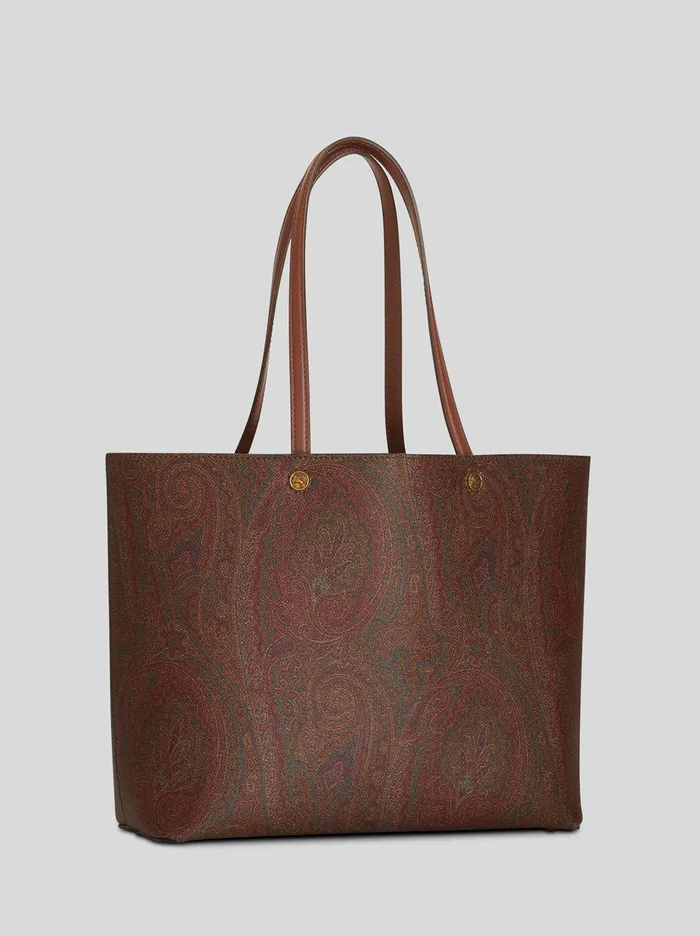 Women Large Essential Bag With Clutch Etro Shopping Bags