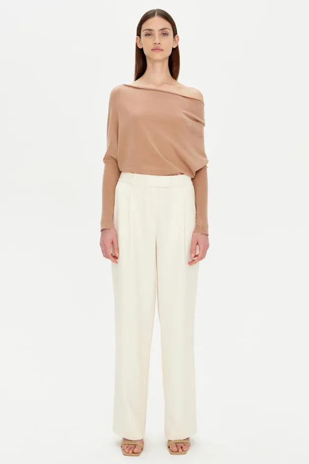 Women Lavina Sweater Camel Jonathan Simkhai Knitwear