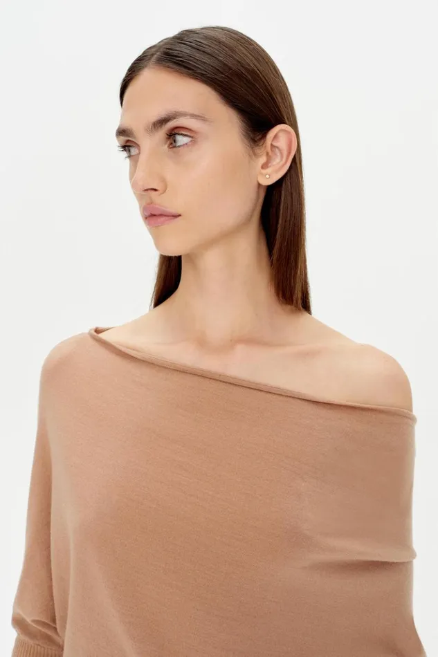 Women Lavina Sweater Camel Jonathan Simkhai Knitwear
